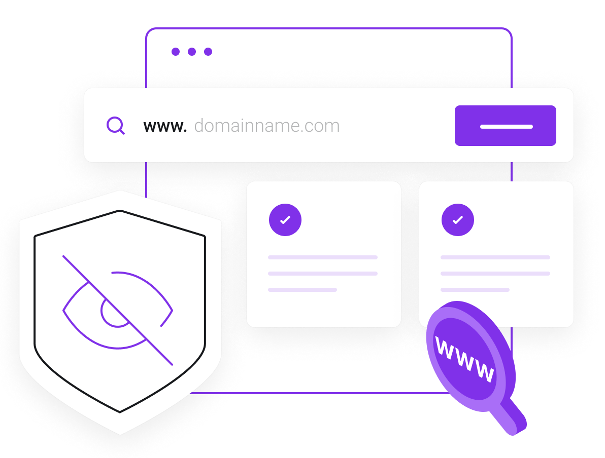 Domain Names - Free private domain registration